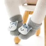 Baby / Toddler Cute Cartoon Animal Thermal Socks Grey
