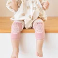Baby Crawling Dispensing Animal Pattern Non-slip Eyelet Breathable Knee Pads  image 2