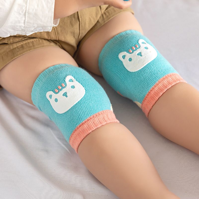 Baby Non-slip Cartoon Two-color Comfortable Knee Pads