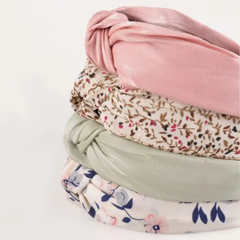 Women Cross Knotted Wide Headband Hair Accessories big image 3