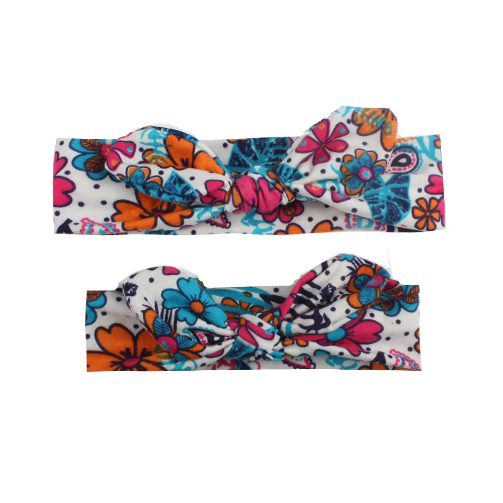 

2-pack Allover Floral Print Headband for Mom and Me