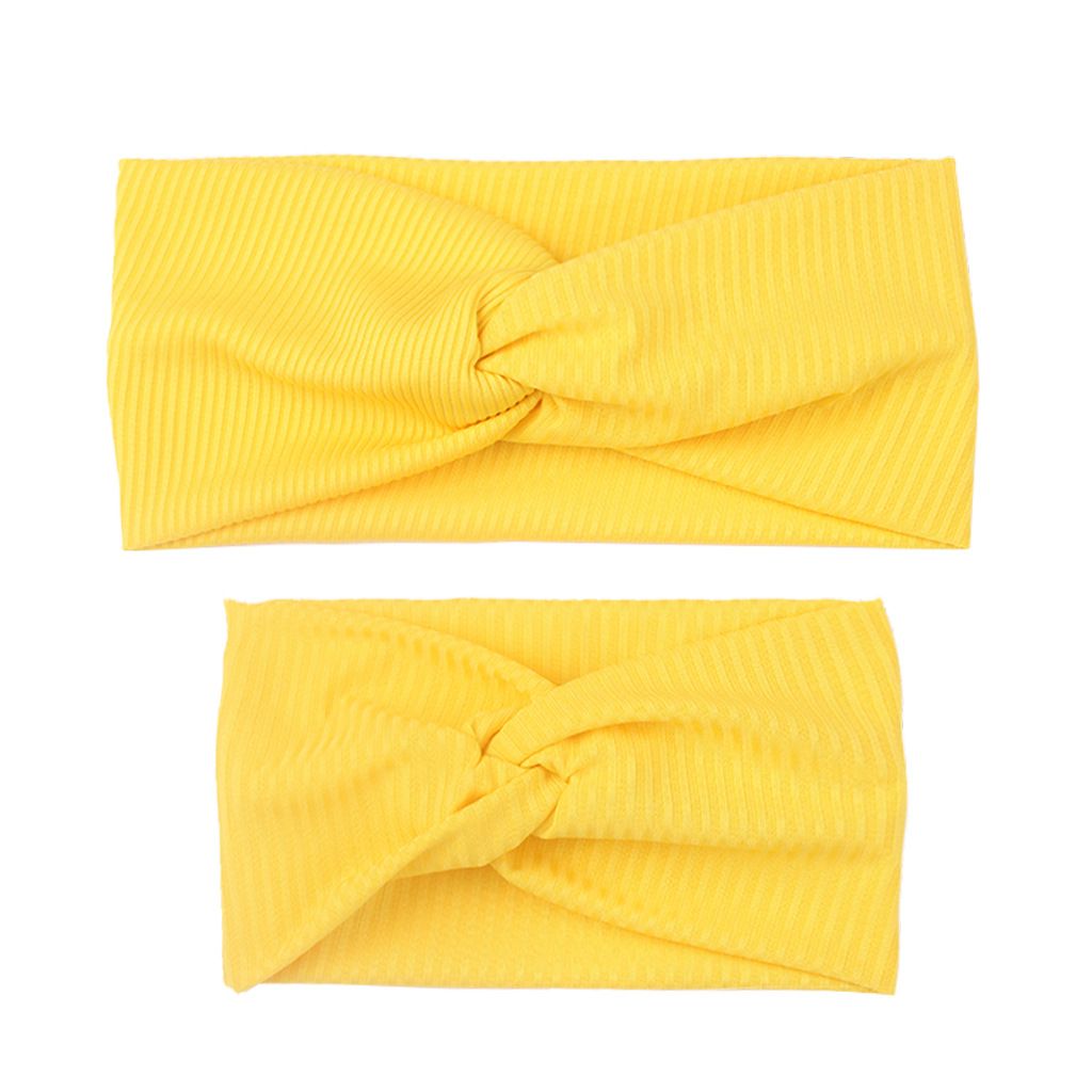 

2-pack Solid Cross Striped Headband for Mom and Me
