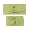 2-pack Solid Cross Striped Headband for Mom and Me  image 1