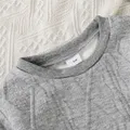 Toddler Girl Textured Solid Pullover Sweatshirt  image 2