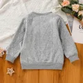 Toddler Girl Textured Solid Pullover Sweatshirt  image 5