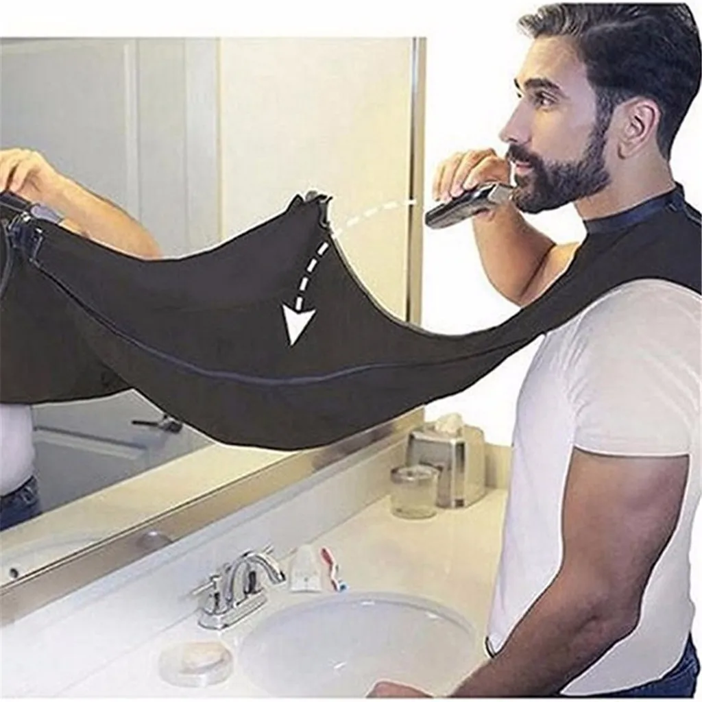 

Convenient Beard/hair Storage Apron