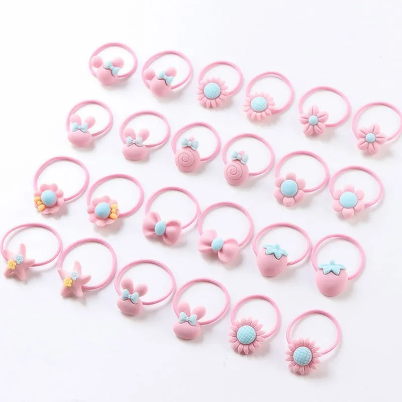 20-piece Adorable Hairbands for Girls Pink big image 1