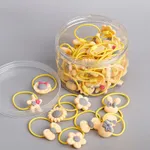 20-teilige entzückende Haarbänder für Mädchen gelb