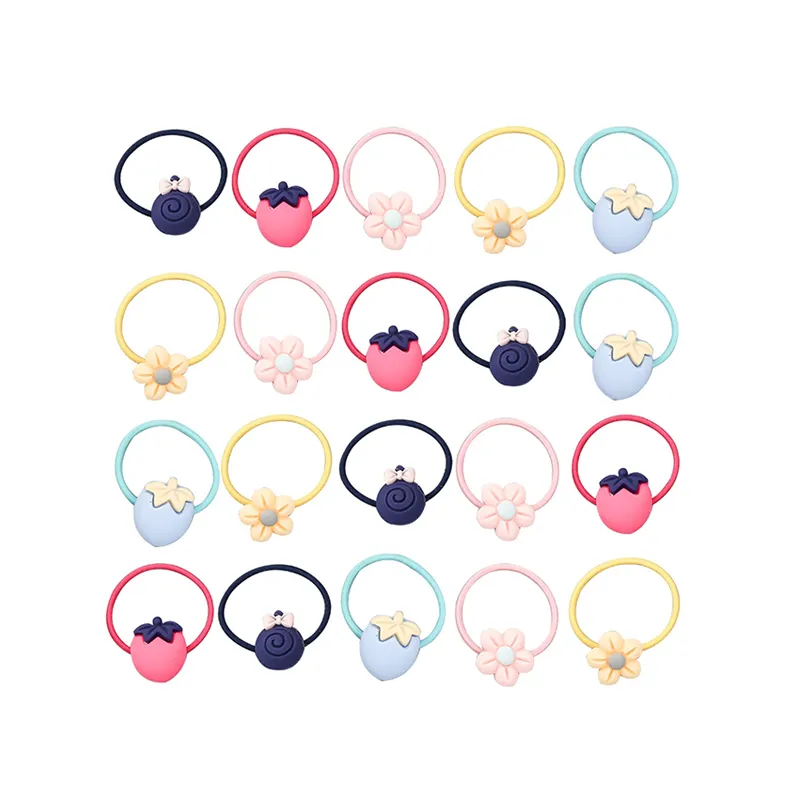 20-teilige entzückende Haarbänder für Mädchen Mehrfarbig big image 1