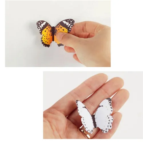 19-piece 3D Pretty Butterfly Wall Stickers Beautiful Butterfly for Kids Room Wall Decals Home Decoration On the Wall big image 3
