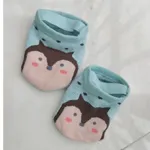 meias de chão de animal de desenho animado para bebê/criança Azul Claro