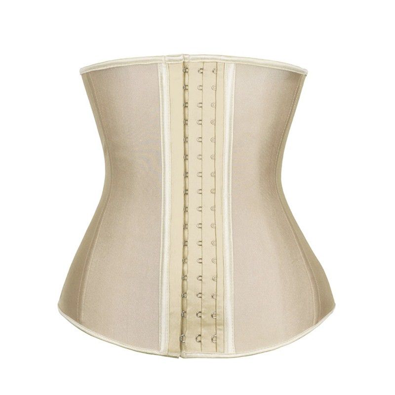 Latex Taille Formateur Os En Acier Corset Serre-taille Ceinture Tondeuse Entraînement Sablier Corps Shaper Pour Les Femmes