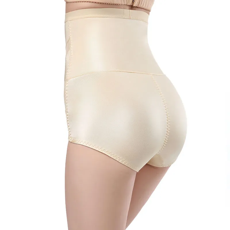Women Hi-Waist Double Tummy Control Panty Butt Lifter Shapewear Waist Trainer Tummy Control Shorts Body Shaper Cincher Girdle  big image 8