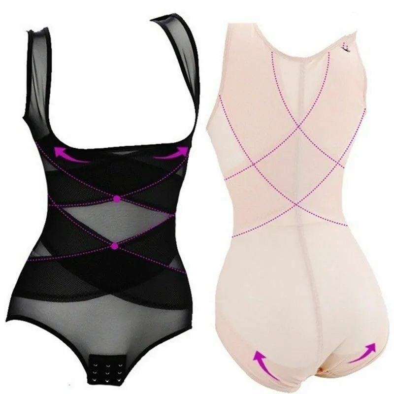 Donne Butt Lifter Bodysuit Vita Allenatore Shapewear Tummy Control Body Shaper Open Bust Bodysuits  image 1