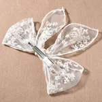 Guipure Lace Bow Hair Clip for Girls  image 2