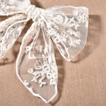 Guipure Lace Bow Hair Clip for Girls  image 4
