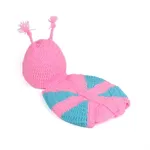 Baby Newborn Handknitted Butterfly Shape Photography Props Shower Gifts Multi-color image 4
