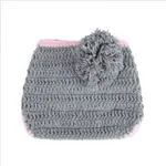 Newborn Baby Photography Props Knitted Hat Cap +Shorts Grey image 5
