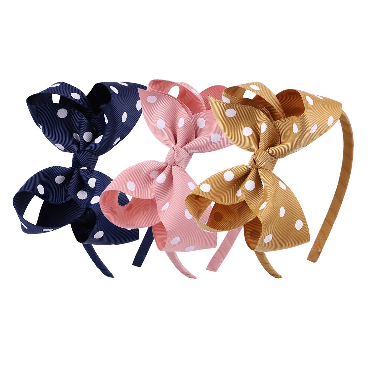 

3-pack Toddler/Kid Polka Dots Bowknot Hairband