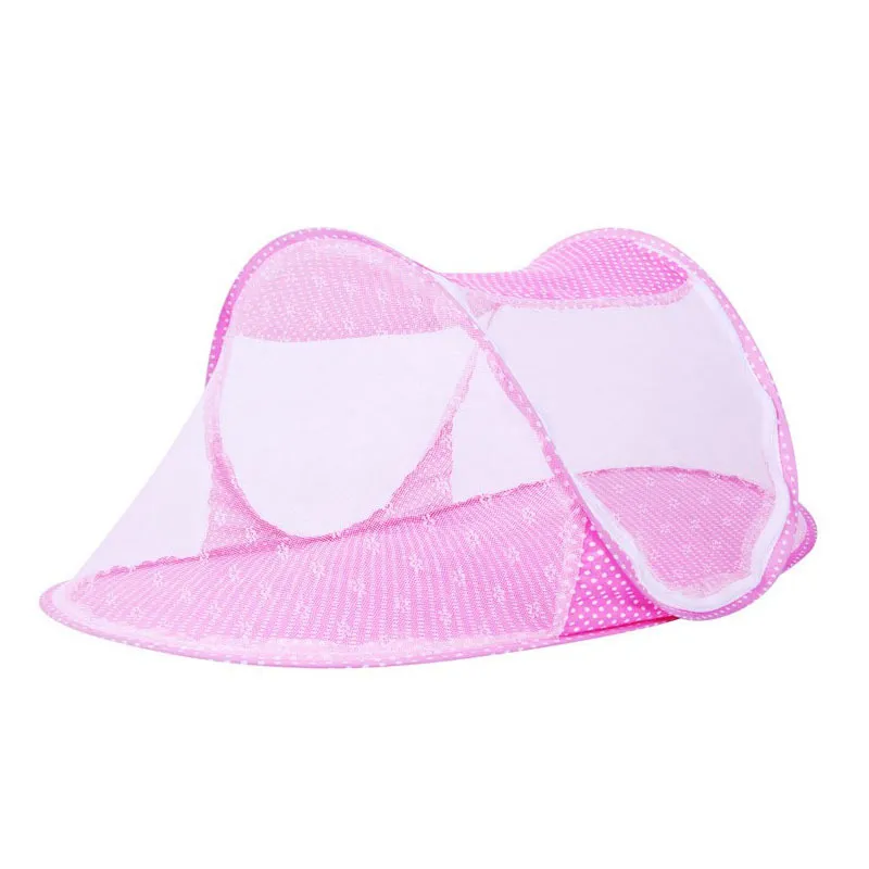 Installation-free Baby Crib with Bottom Folding Mosquito Net Twill Children's Mosquito Net Boat-shaped Baby Yurt Mosquito Net  image 1