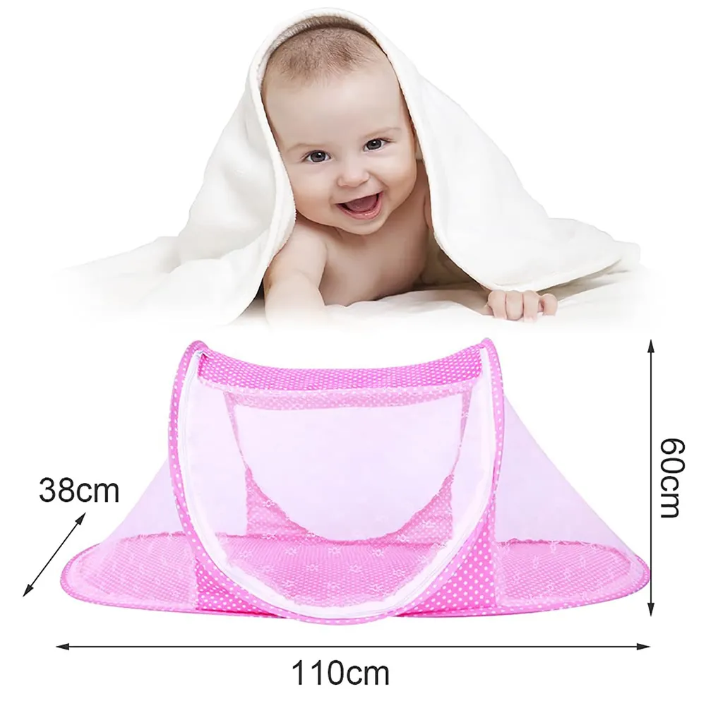 Installation-free Baby Crib with Bottom Folding Mosquito Net Twill Children's Mosquito Net Boat-shaped Baby Yurt Mosquito Net big image 5