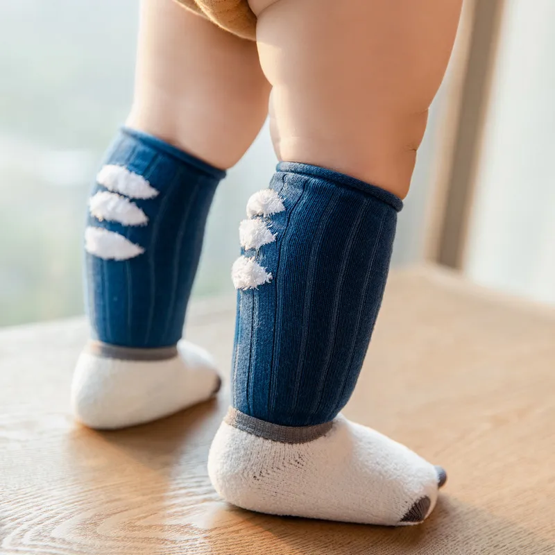 2-pack Baby/Toddler Mid-calf Adhesive Socks  big image 1