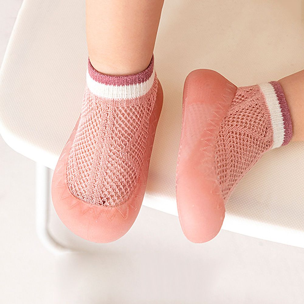 Casual Solid Color Cotton Baby And Toddler's Warm And Anti Slip Socks Set