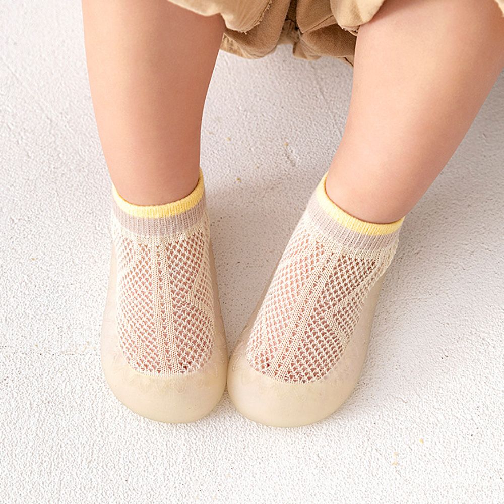 Casual Solid Color Cotton Baby And Toddler's Warm And Anti Slip Socks Set