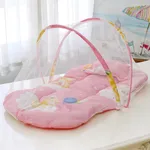 Unisex Animal Pattern Baby Sleeping Bag/Bedding Set with Mosquito Net  Pink