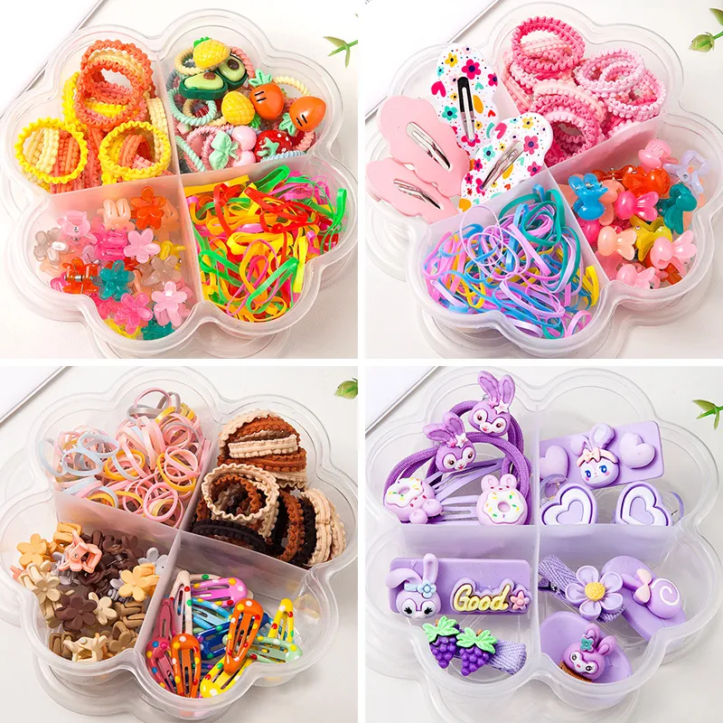 140 Pieces Colorful And Multi-combination Hair Accessories Set, A Variety Of Styles Can Be Purchased