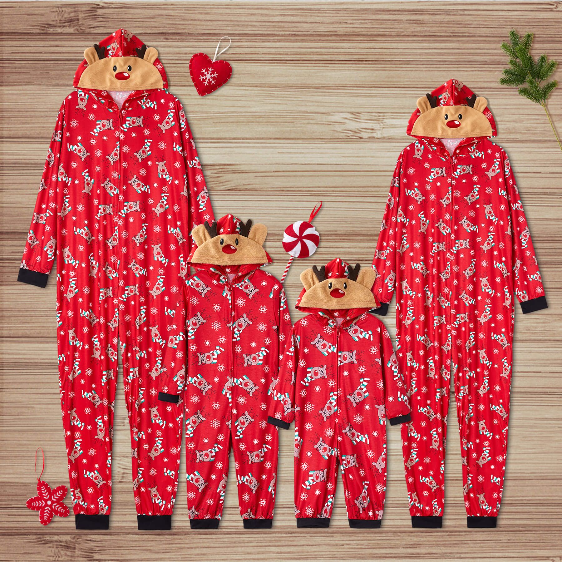 Reindeer discount matching pajamas