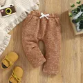 Baby Boy/Girl 95% Cotton Heathered Elasticized Waist Pants  image 1