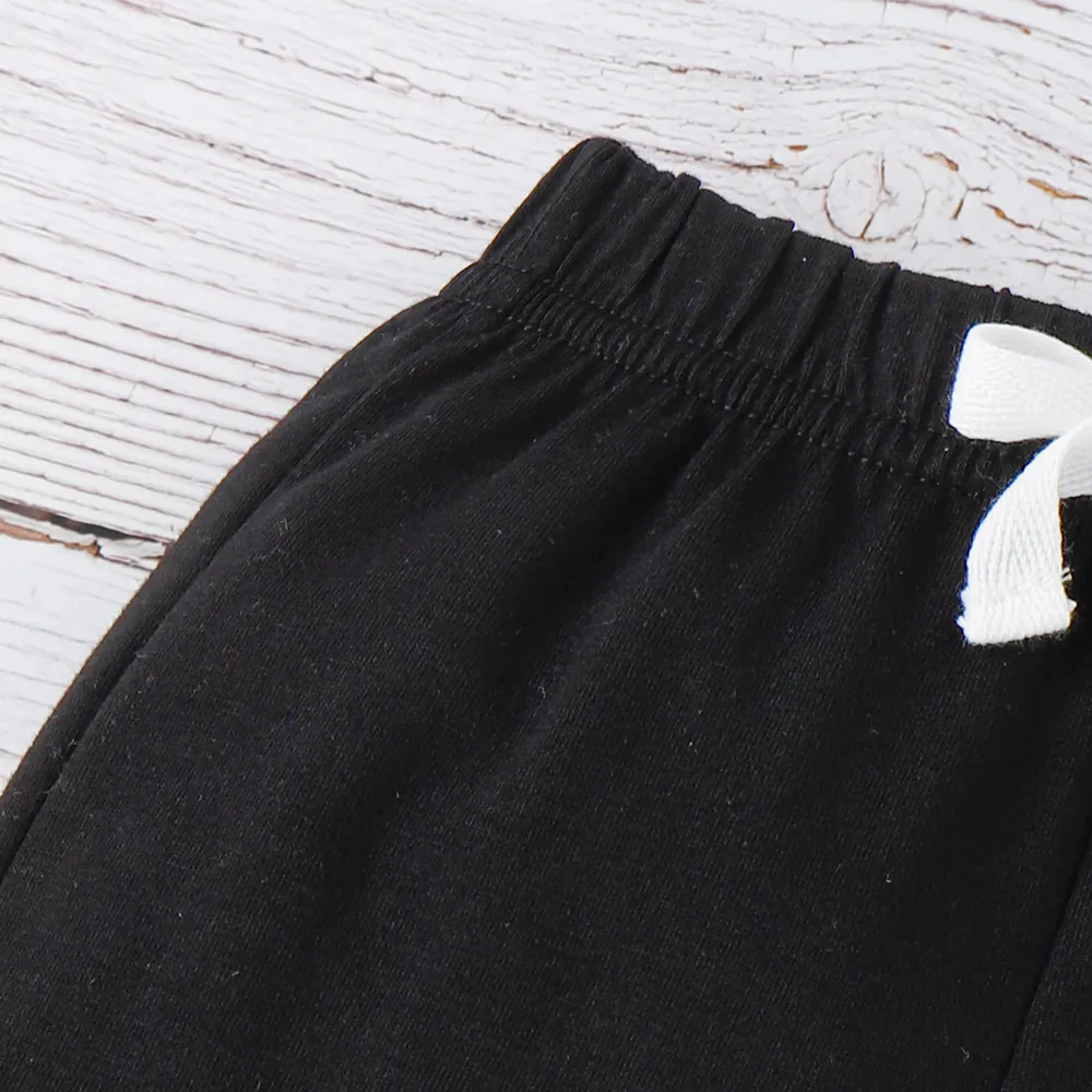 Baby Boy/Girl Solid Elasticized Waist Shorts big image 5
