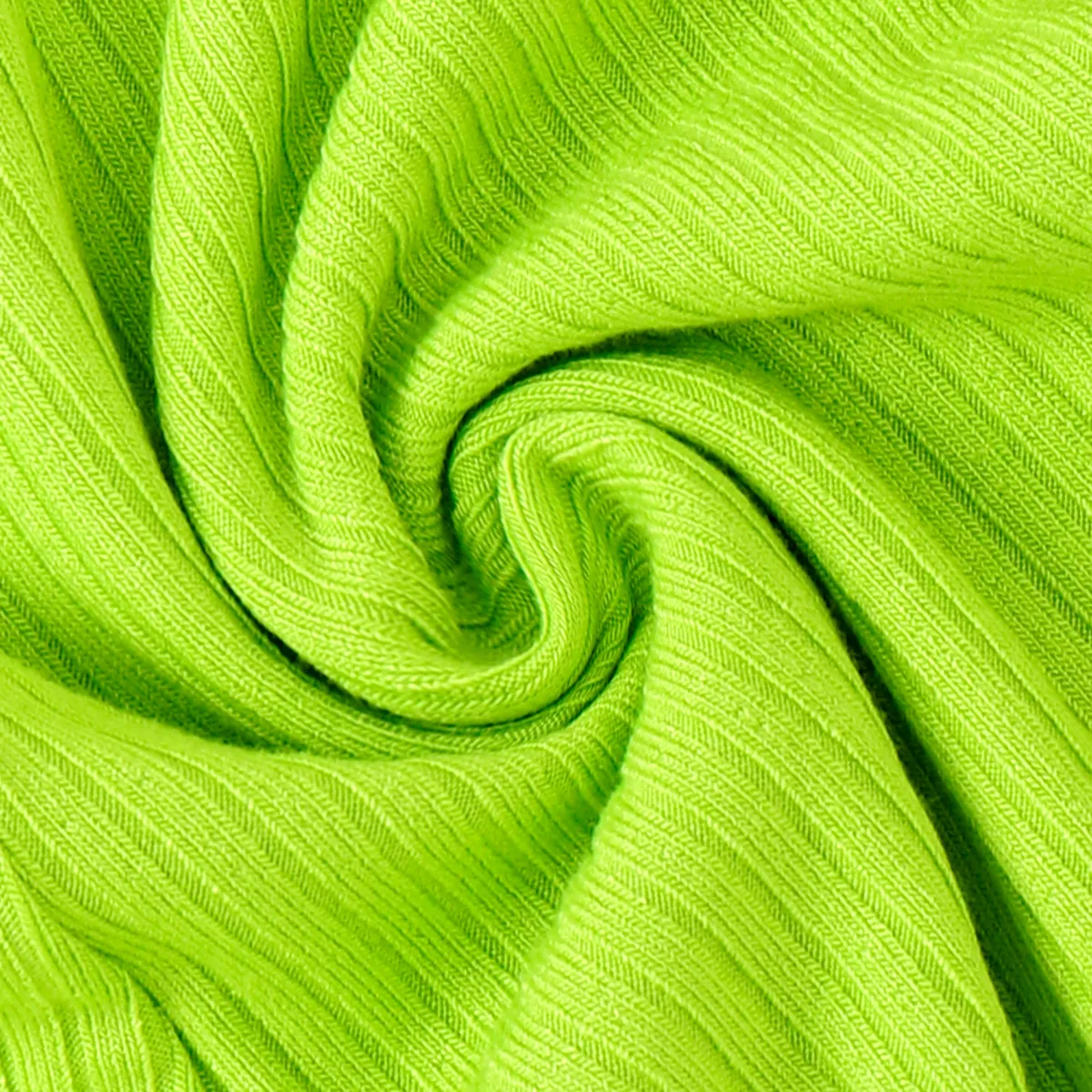 2pcs Baby Girl 95% Cotton Ribbed Solid Slip Top and Pants Set Light Green image 6