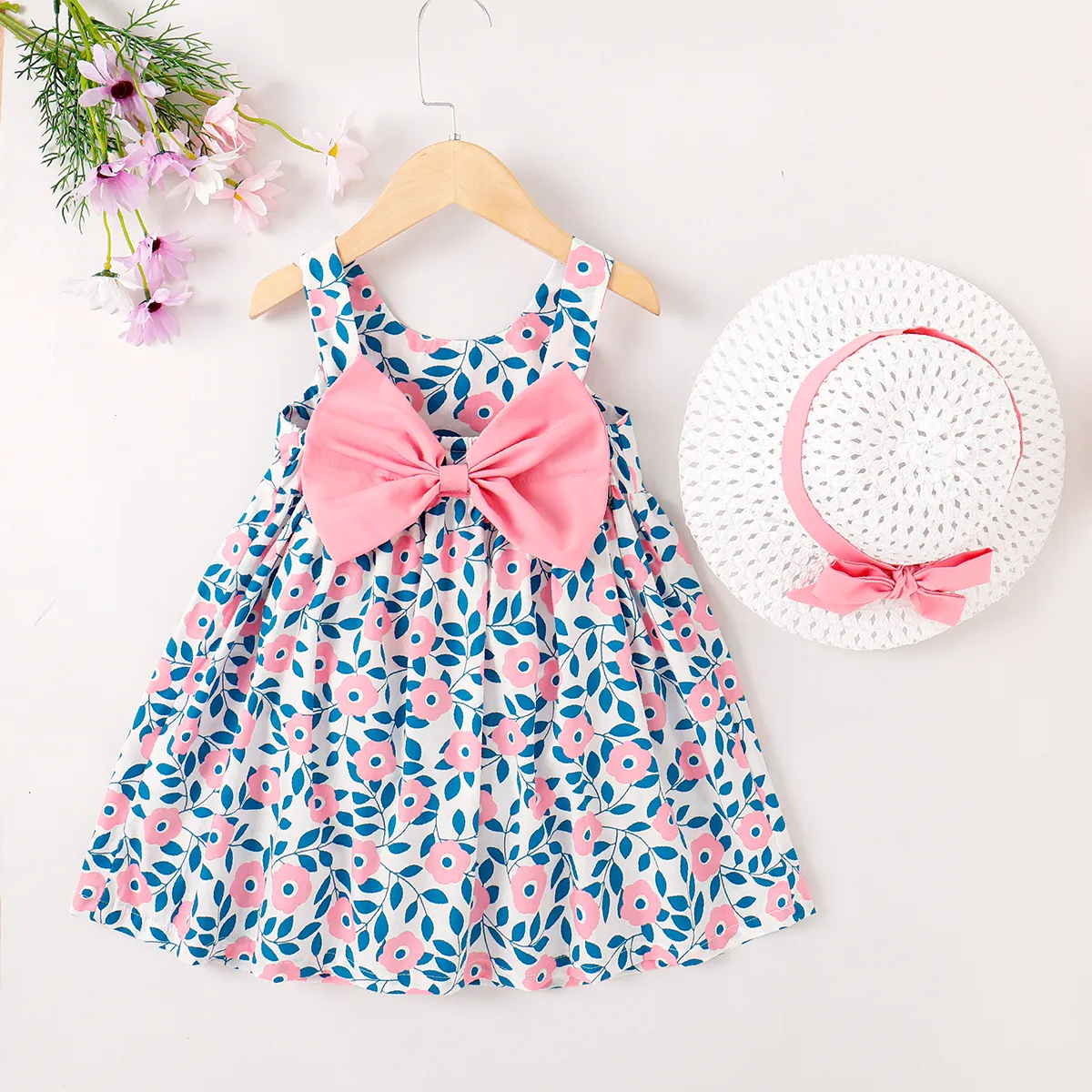 2 unidades Criança Menina Bonito Vestidos Multicolorido image 2