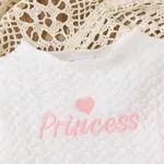 2pcs Baby Girl Sweet Ruffle Edge Long Sleeve Dresses Set   image 4