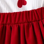 2pcs Baby Girl Heart-shaped Dress Set  image 5
