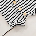 100% Cotton Striped Short-sleeve Baby Romper  image 6