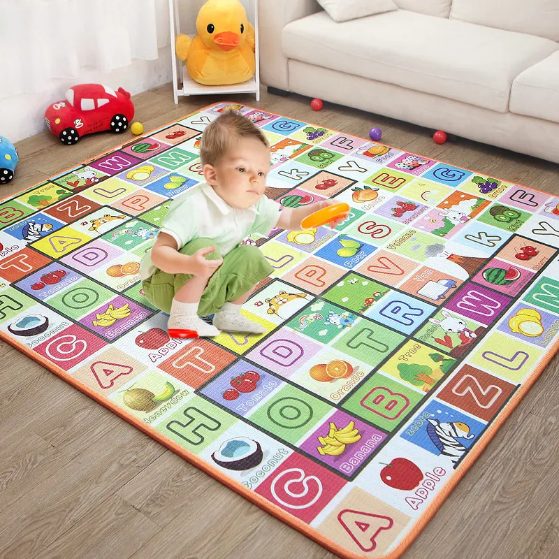 Alphabet Fruit Print Baby Play Crawling Mat