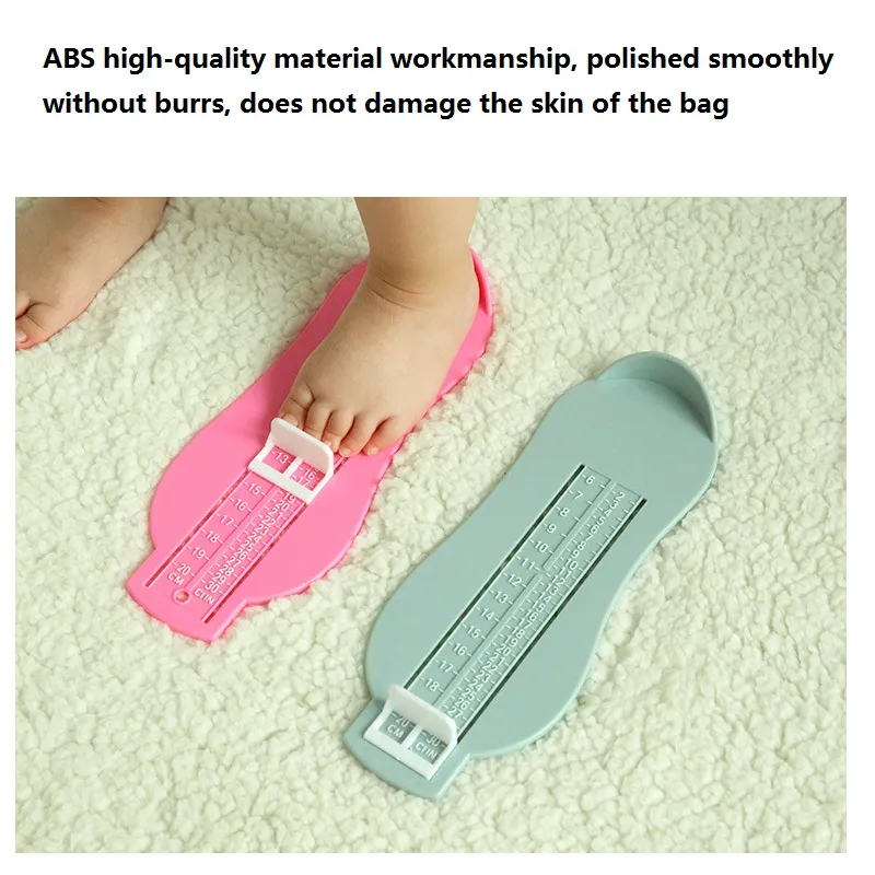 Foot Measurement Device Shoe Size Measuring Devices for 0-8 Y Kids (Multi Color Available) Hot Pink big image 1