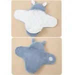 Newborn Solid Color Ear Anti-startle and Anti-kick Hooded Swaddles  image 6