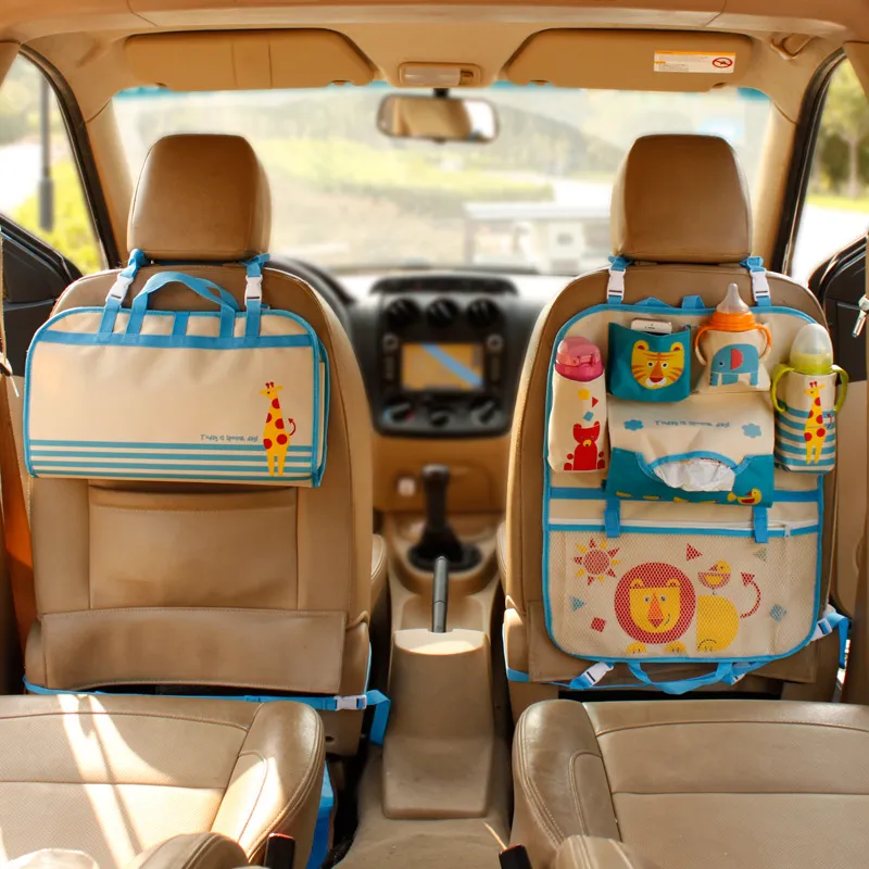 Kinderwagen Aufbewahrungstasche Kinderwagen Zubehör Rücksitz Auto Oxford Tuch Organizer Tasche Babybedarf Aufbewahrung rosa big image 1