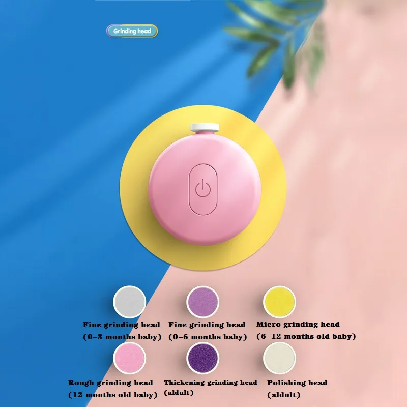 Baby Electric Nail Trimmer Newborn Electric Nail Polisher Nail File Drill Safety Cutter Trimmer Clipper for Toes and Fingers big image 2