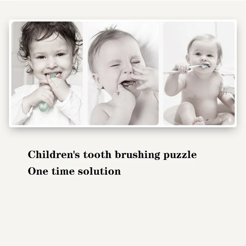 Cepillo de dientes de silicona en forma de u para niños, cepillo de dientes manual para niños pequeños, cabeza de cepillo de dientes de silicona de boca completa, limpieza de dientes bucales de 360 ° Azul big image 1