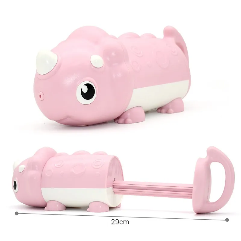 Kids Dinosaur Pull-out Water Guns Animal Character Water Blaster Squirt Guns Water Soakers Toys for Summer Swimming Pool Beach Outdoor Games  image 3