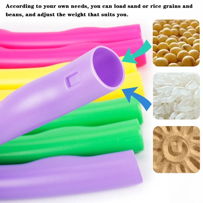 Detachable Color Hoop Kids Exercise hula Hoop Freely Assembled Adjustable Hoop Color block image 6