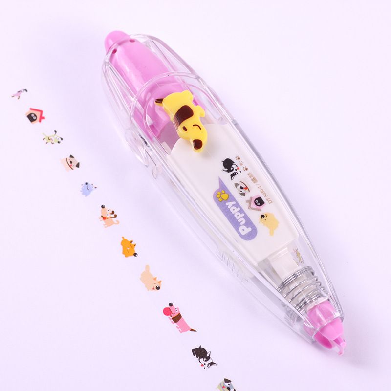 

Creative Pressed Lace Correction Tape DIY Cartoon Tape Student Stationery Scrapbook Supplies