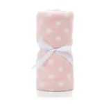 Fuzzy Blanket Soft Warm Cozy Coral Fleece Newborn Infant Receiving Blanket Toddlers Kids Nap Blanket Pink
