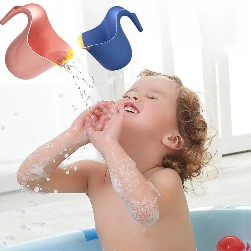 Baby Bath Time Rinse Cup Kids Shampoo Rinse Cup with Ergonomic Handle big image 7