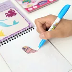 Magical Water Painting Kids Paint with Water Reusable Mess-Free Activity Book (Unicorn Dinosaur Beauty Girl Zoo)  image 3